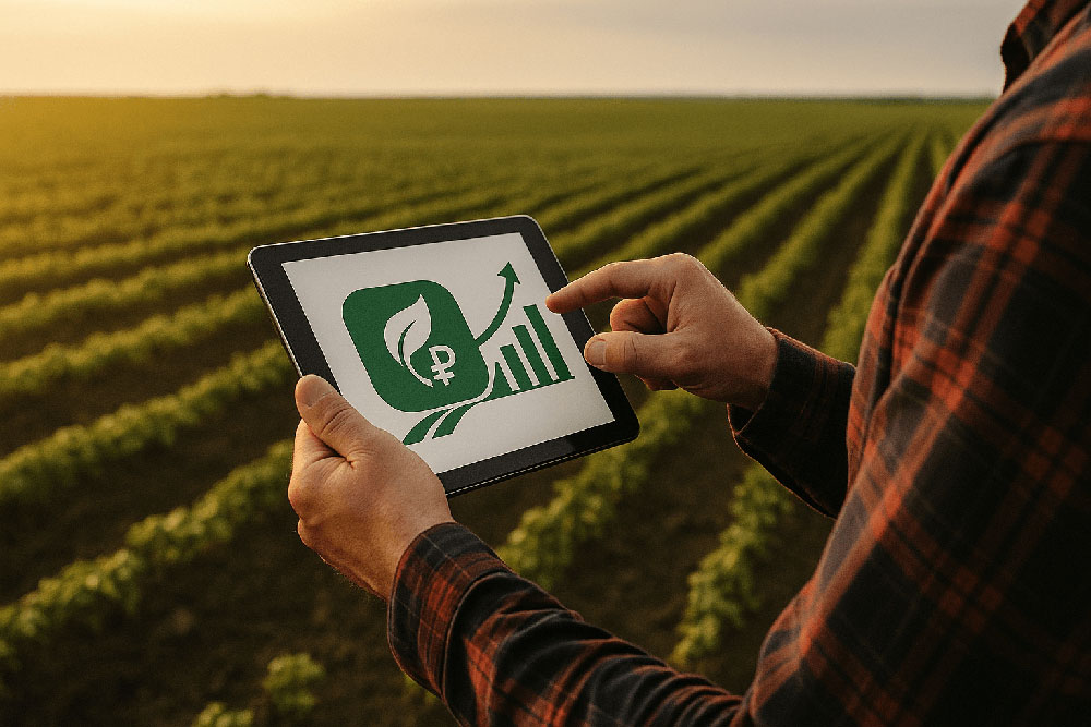 Поле под управлением Crop-Link